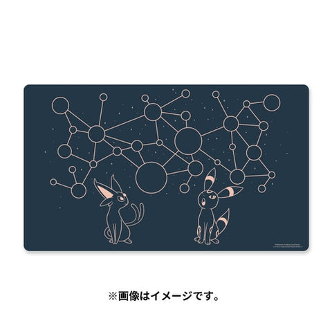 Pokemon Center Japan Espeon & Umbreon Constellations Playmat