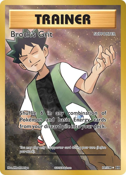 Brock's Grit (Full Art)Holofoil