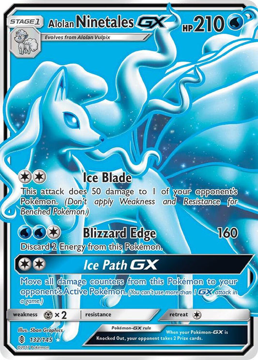 Alolan Ninetales GX (Full Art)Holofoil