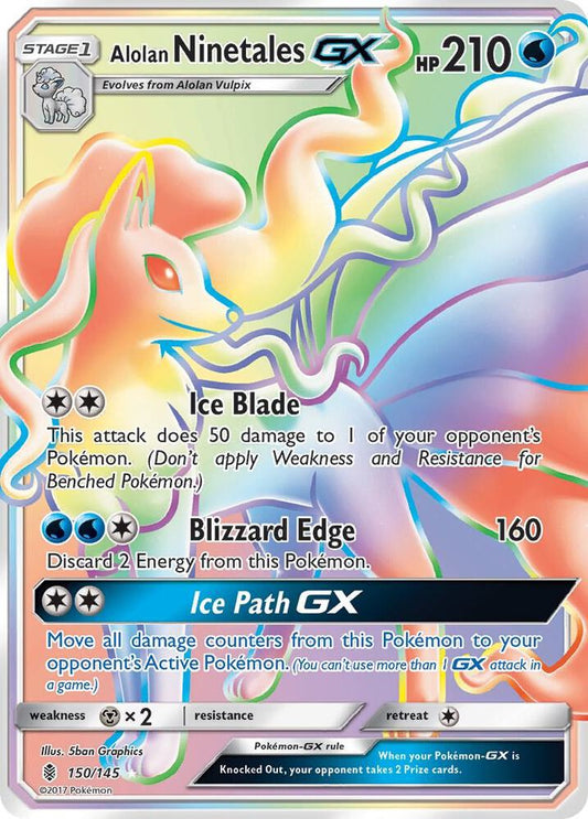 Alolan Ninetales GX (Secret)Holofoil