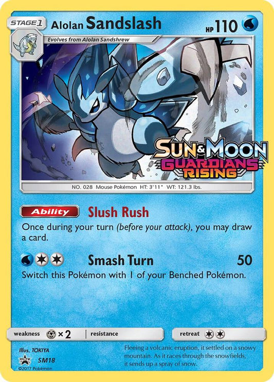 Alolan Sandslash - SM18 (Prerelease)Holofoil