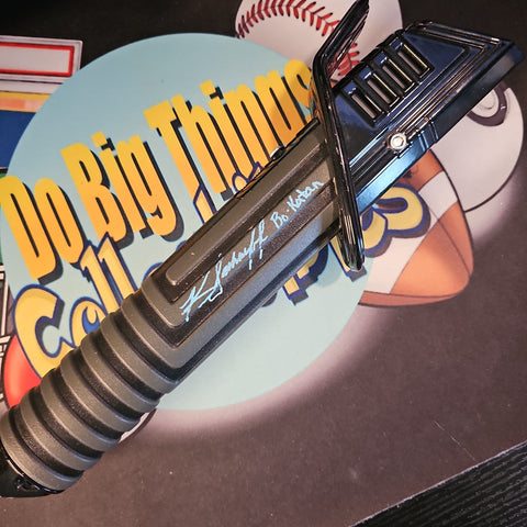 Force FX Elite Mandalorian Darksaber w/ Katie Sackhoff (Bo-Katan) Autograph (JSA)
