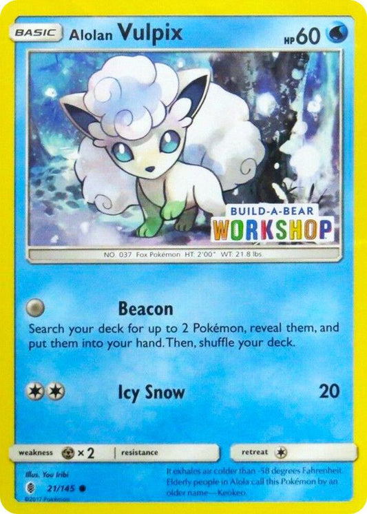 Alolan Vulpix - 21/145 (Build-A-Bear Workshop Exclusive)Normal