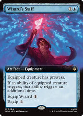 Wizard's Staff (Extended Art) Foil