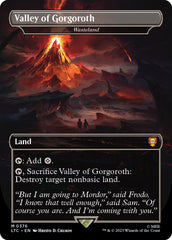 Valley of Gorgoroth - Wasteland (Borderless) Foil