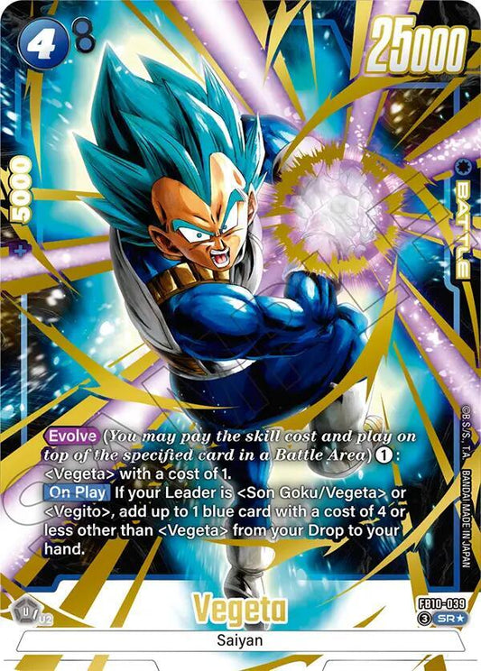 Vegeta - FB10-039 (Alternate Art) Holofoil
