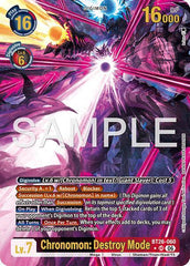 Chronomon: Destroy Mode (Alternate Art) Foil