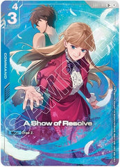 A Show of Resolve (U+) (Premium Accessory Set - Mobile Suit Gundam Wing) Holofoil