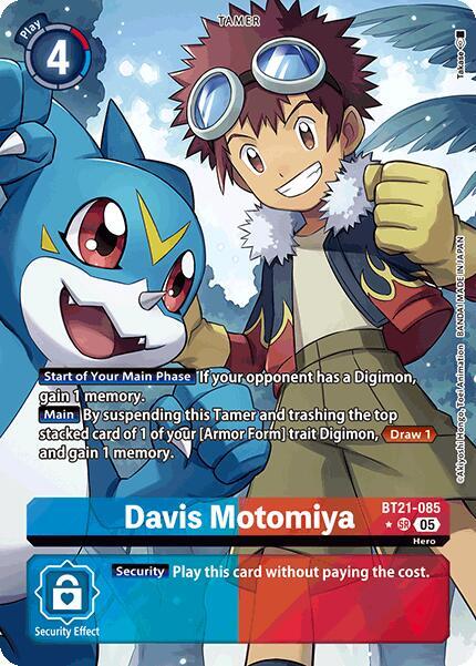 Davis Motomiya (Alternate Art) Foil