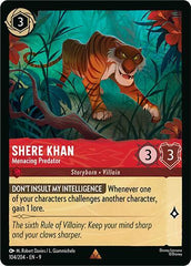 Shere Khan - Menacing Predator Cold Foil