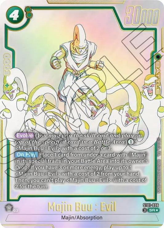 Majin Buu : Evil - ST01-036 (Alternate Art) Holofoil