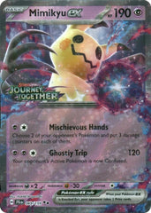 Mimikyu ex (Journey Together Stamped) Holofoil