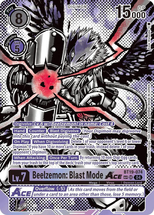 Beelzemon: Blast Mode ACE (Textured) Foil