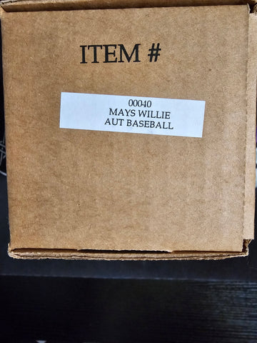 Willie Mays Autographed Baseball