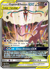 Espeon & Deoxys GX - SM240 Holofoil