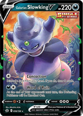 Galarian Slowking V Holofoil
