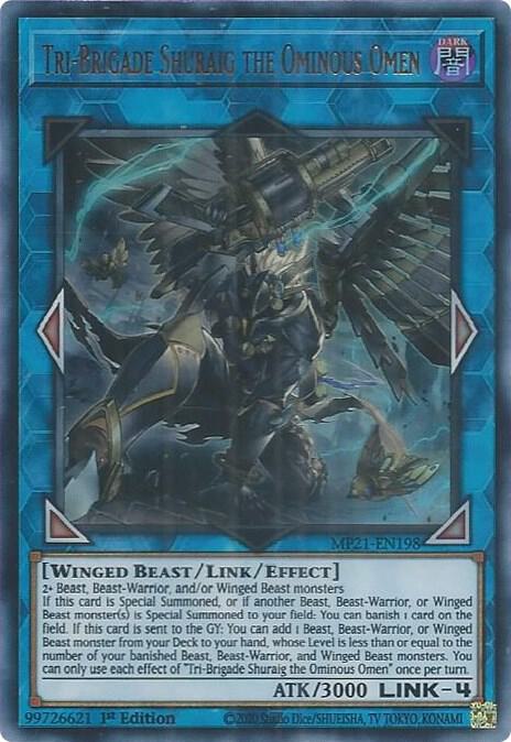 Tri-Brigade Shuraig the Ominous Omen 1st Edition