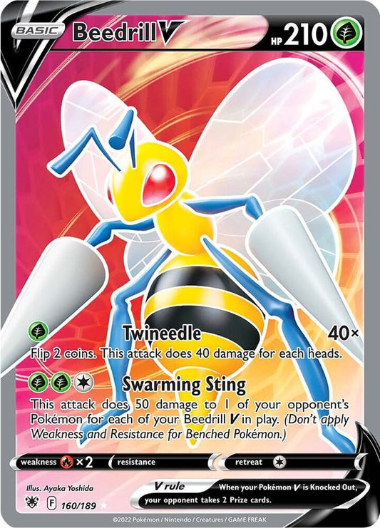 Beedrill V (Full Art)Holofoil