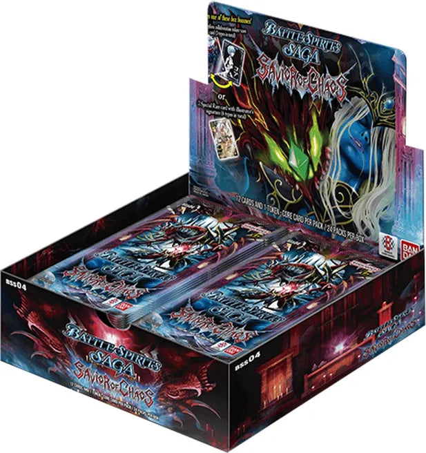 Battle Spirits English TCG Set 04 Savior Of Chaos Booster Box