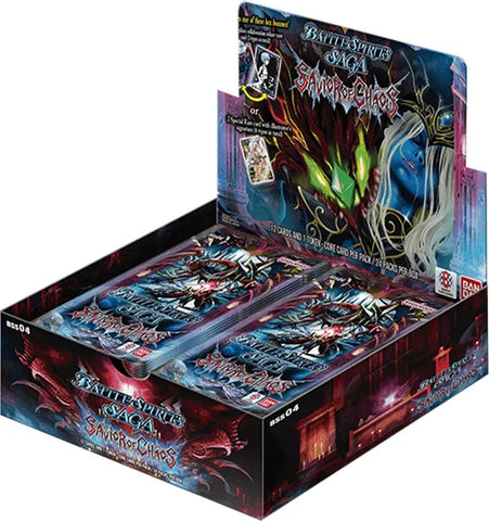 Battle Spirits English TCG Set 04 Savior Of Chaos Booster Box