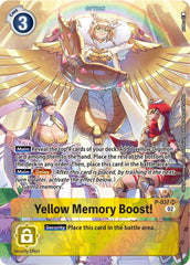 Yellow Memory Boost! - P-037 (Digimon Adventure Box 2)