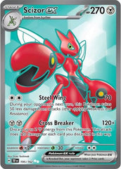 Scizor ex - 195/162Holofoil