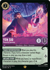 Yen Sid - Powerful Sorcerer (223/204) Cold Foil