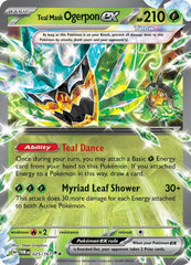 Teal Mask Ogerpon ex - 025/167 Holofoil