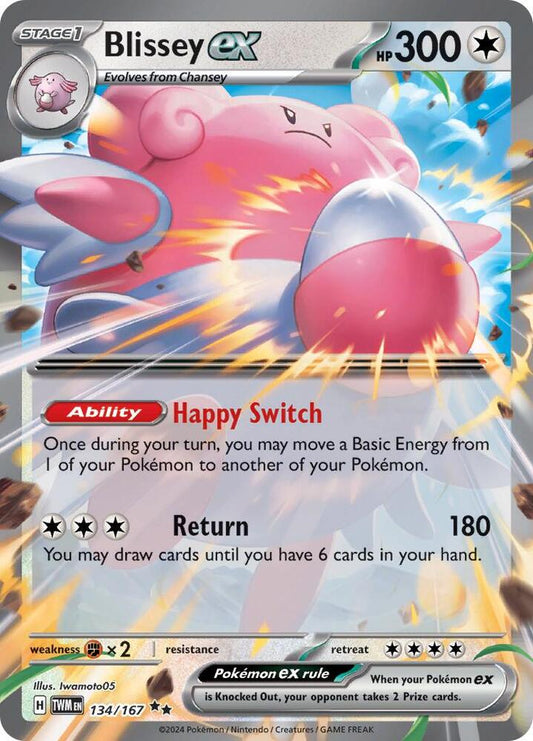 Blissey ex - 134/167Holofoil