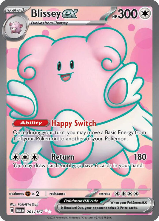 Blissey ex - 201/167Holofoil