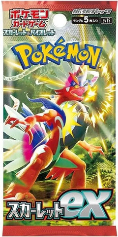 Pokemon Japan Scarlet EX Booster