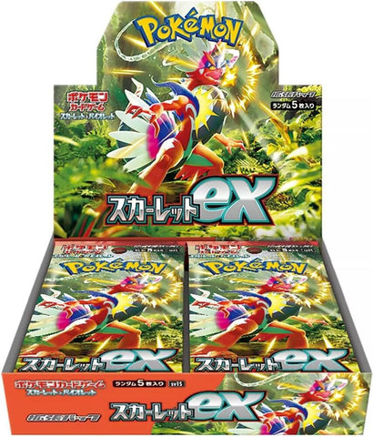 Pokemon Japan Scarlet EX Booster