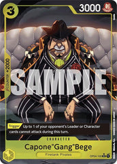 Capone"Gang"Bege (OP04-100) (Alternate Art) Foil