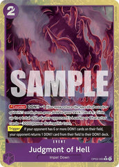 Judgment of Hell (Alternate Art) Foil