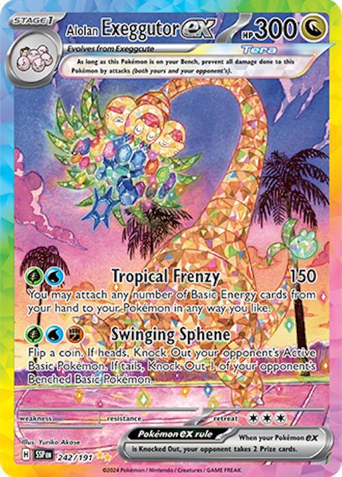 Alolan Exeggutor ex - 242/191 Holofoil