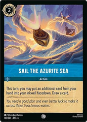 Sail the Azurite Sea Cold Foil