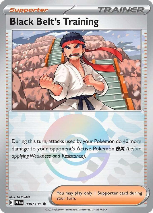 Black Belt's Training - 098/131 (Poke Ball Pattern) Holofoil