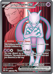 Team Rocket's Mewtwo ex - 213/182Holofoil