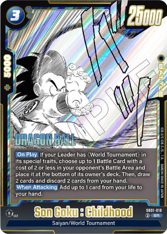 Son Goku : Childhood - SB01-018Holofoil