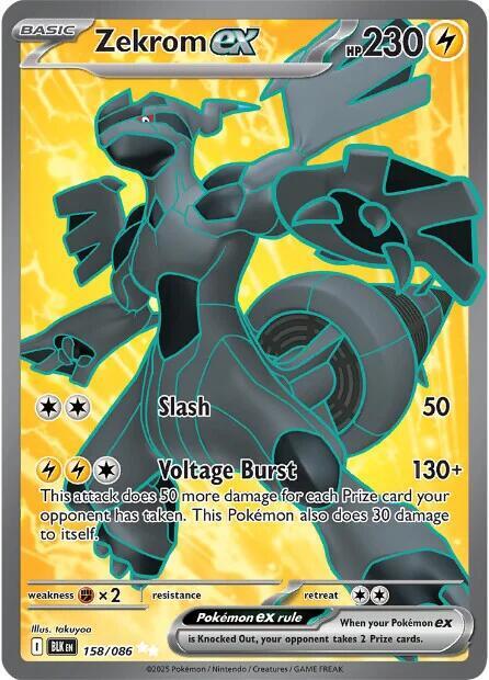 Zekrom ex - 158/086 Holofoil