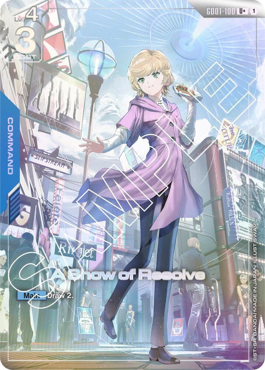 A Show of Resolve (U+)Holofoil