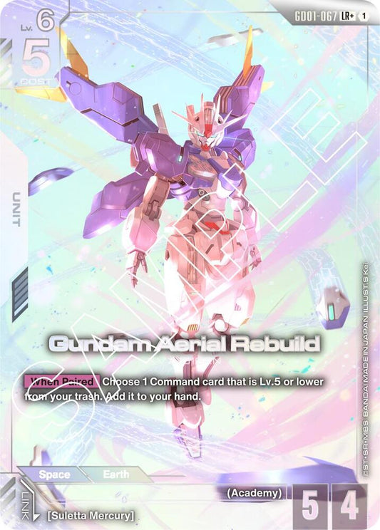 Gundam Aerial Rebuild (LR+) Holofoil