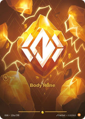 Body Rune (Alternate Art) Foil
