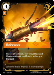Sabotage Foil