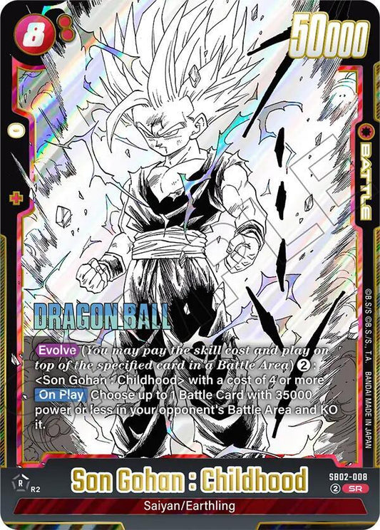 Son Gohan : Childhood - SB02-008Holofoil