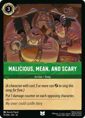 Malicious, Mean, and Scary Cold Foil