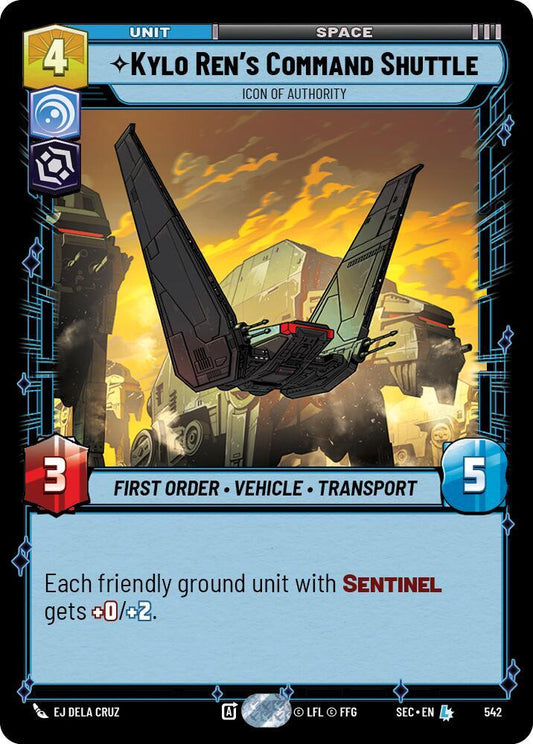 Kylo Ren's Command Shuttle - Icon of Authority (Foil)