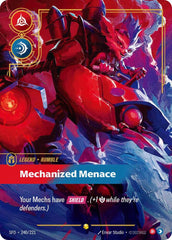 Rumble, Mechanized Menace (Overnumbered) Foil