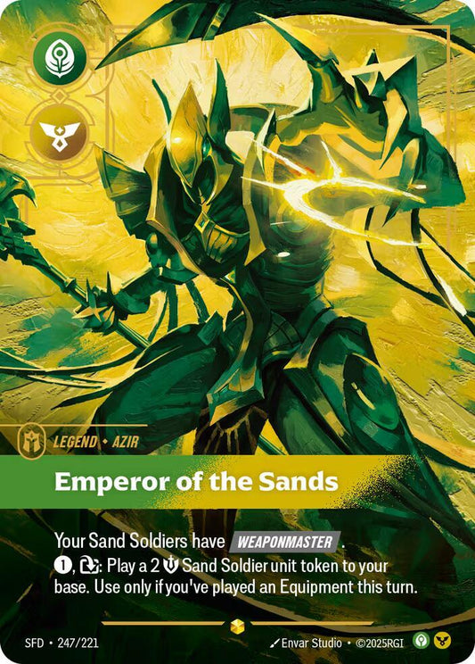 Azir, Emperor of the Sands (Overnumbered) Foil