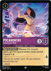 Pocahontas - Following the Wind Cold Foil